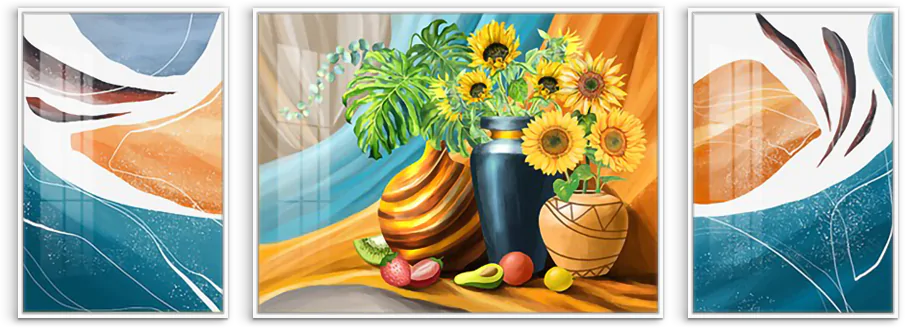 bo tranh binh hoa huong duong sufvmd0820 wh