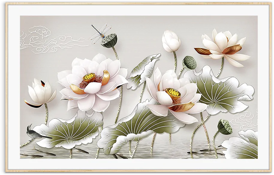 tranh ho sen trang lomd0475 wd mb