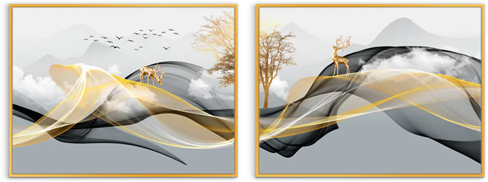 tranh huou vang hudc0361 g