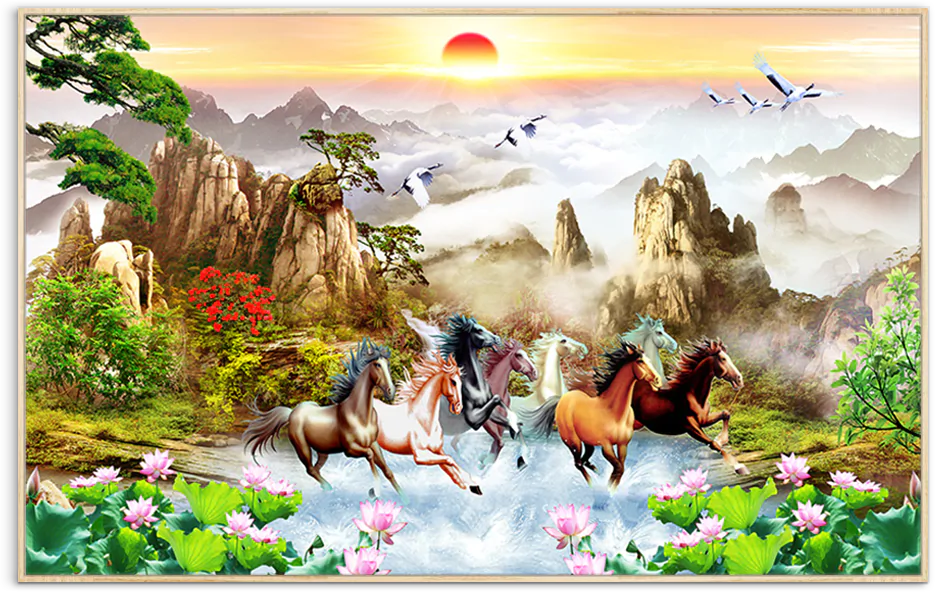 tranh nhung chu ngua tren nui cao homopt0550 wd